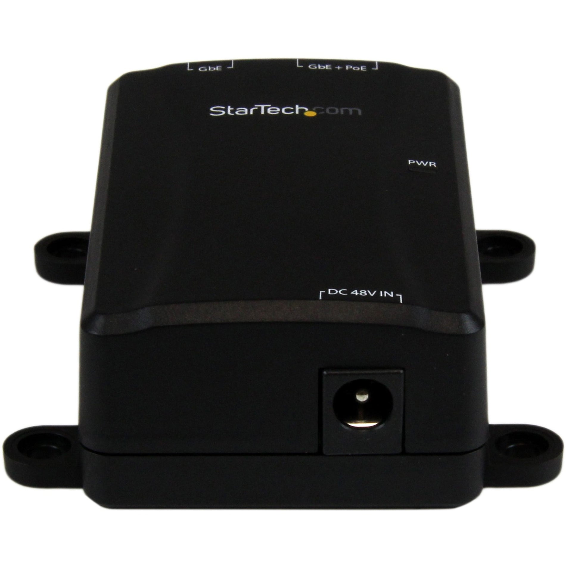 StarTech.com Inyector PoE+ de 1 puerto Gigabit de rango medio - 48V / 30W - Montaje en pared