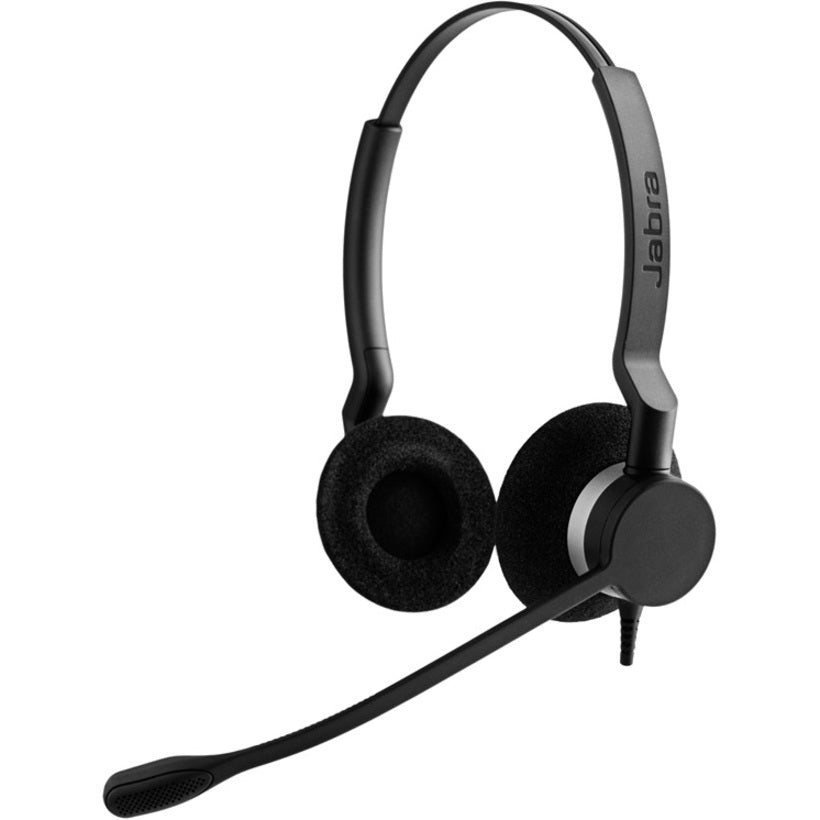 Jabra BIZ 2300 USB Stereo Headset, Noise Cancelling Boom Mic, Binaural Over-Head Design, Digital Signal Processing, LED Indicator, Remote Controls - 2399-829-109 (1 Year Warranty)