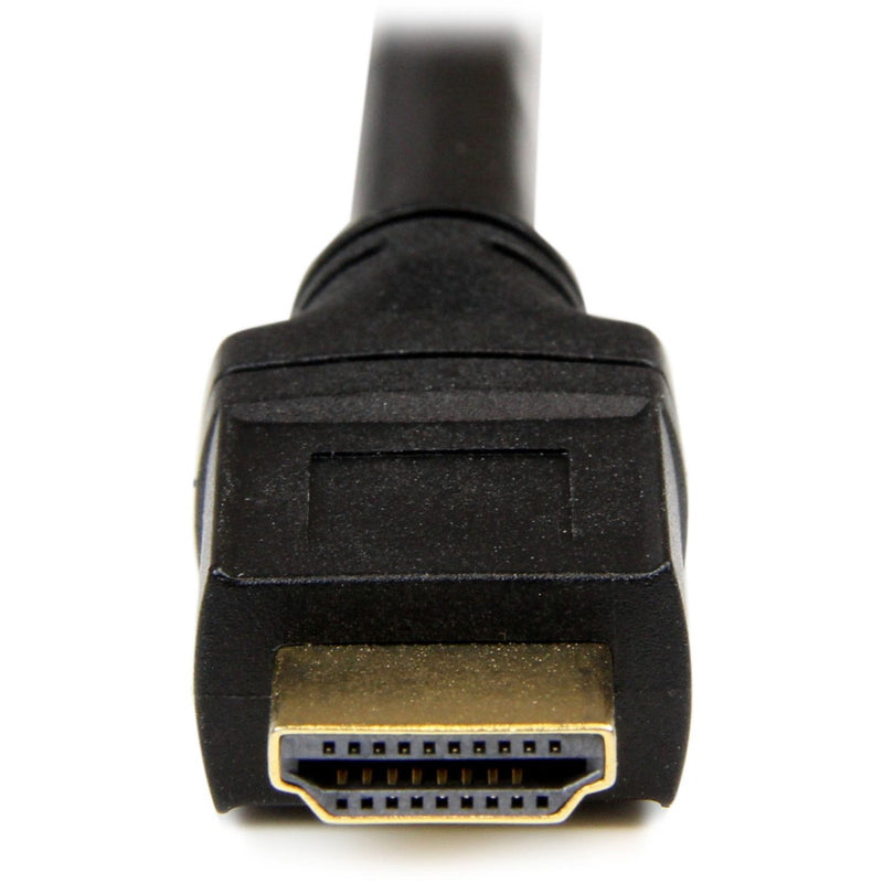 Macro shot of HDMI connector pin layout showing gold-plated contacts