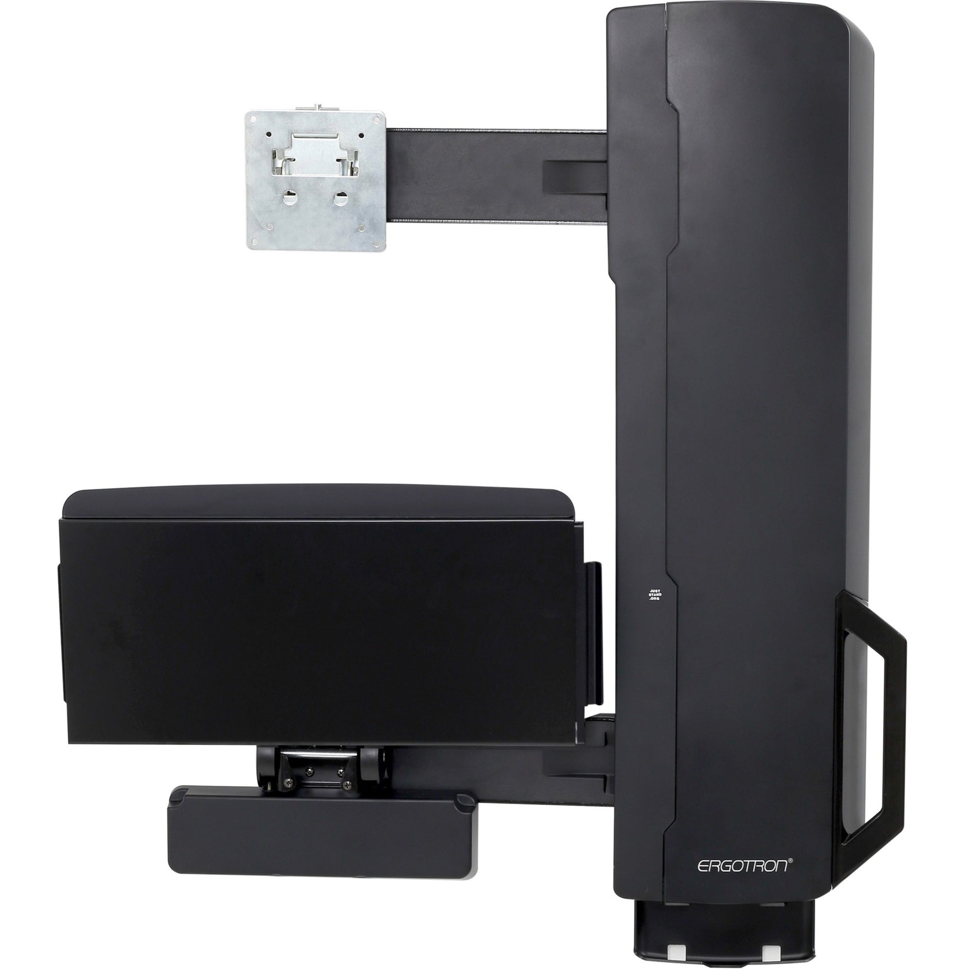 Ergotron 61-081-085 StyleView Sit-Stand Vertical Lift Wall Mount, High Traffic Area (Black)