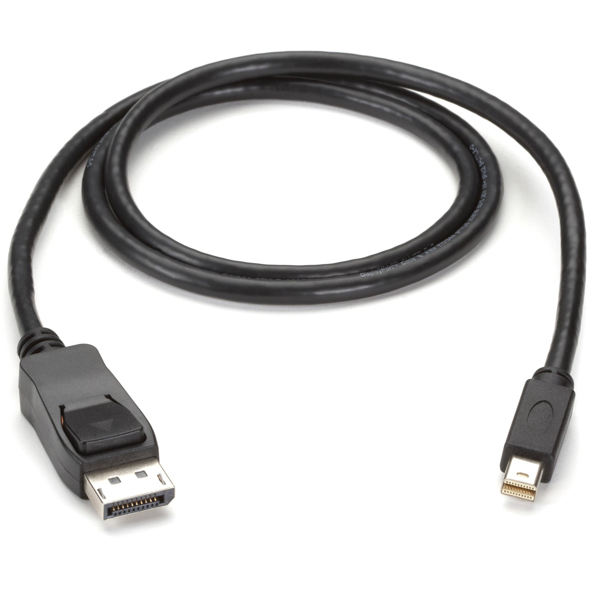 Cavo Mini DisplayPort a DisplayPort Black Box ENVMDPDP-0010-MM 10 piedi (30 m) conduttore in rame placcatura in oro velocità di trasferimento dati di 54 Gbit/s.