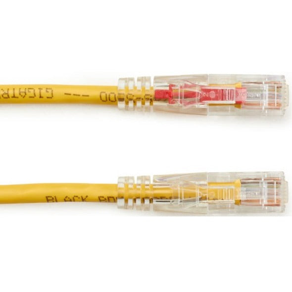 Black Box C6PC70-YL-05 GigaTrue 3 Cat.6 UTP Patch Network Cable, 5 ft, Snagless, 1 Gbit/s, Yellow