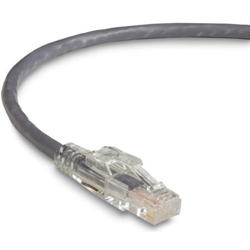 Black Box C6PC70-GY-15 GigaTrue 3 Cat.6 UTP Patch Network Cable, 15 ft, Snagless Boot, 1 Gbit/s Data Transfer Rate