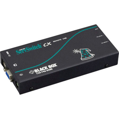 Black Box KV04AUS-REM ServSwitch CATmix KVM Extender, USB, VGA, 984.25 ft Operating Distance