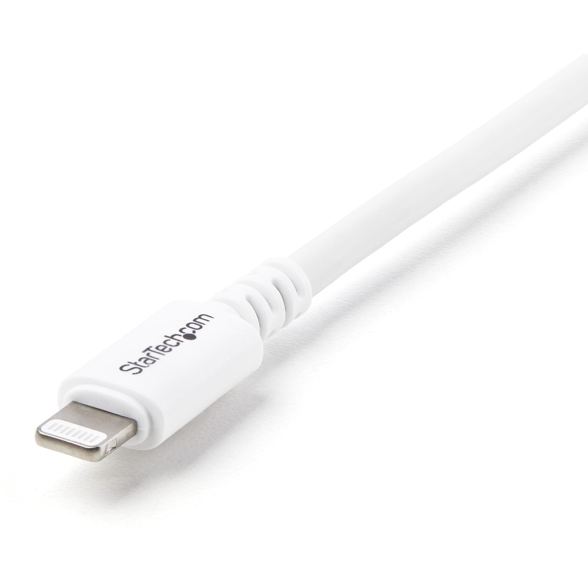 StarTech.com USBLT3MW Sync/Charge Lightning/USB Data Transfer Cable, 9.84 ft, MFI Certified, Reversible, Nickel Connector