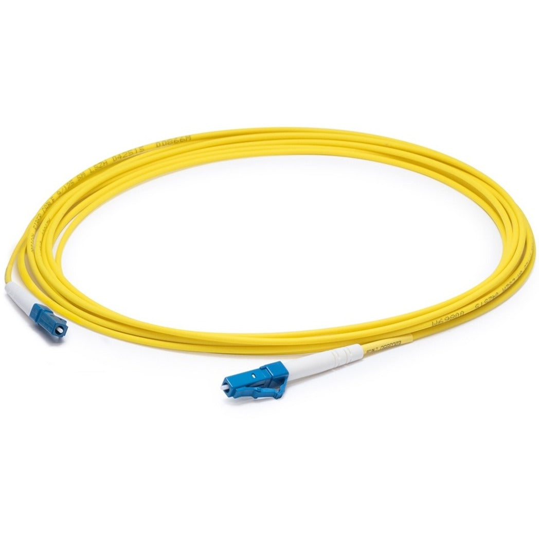 AddOn ADD-LC-LC-3MS9SMF 3m Single-Mode Fiber Simplex LC/LC OS1 Yellow Patch Cable, 9/125μm, LSZH, 3-Year Warranty