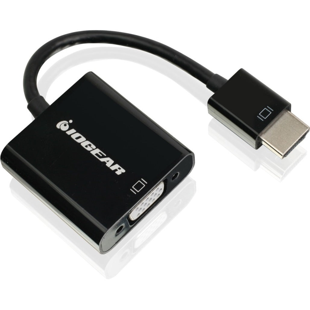 IOGEAR GVC311 HDMI to VGA Adapter with Audio, HD to VGA Adapter with Audio Retail [Discontinued]