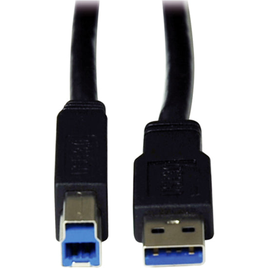 USB 3.0 cable connectors displaying USB labeling and professional-grade construction