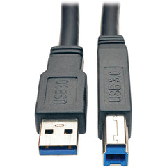 Tripp Lite U328-025 Kabel Aktif Perangkat USB3.0 SuperSpeed A/B (A Jantan ke B Jantan) 25ft. Kabel Transfer Data