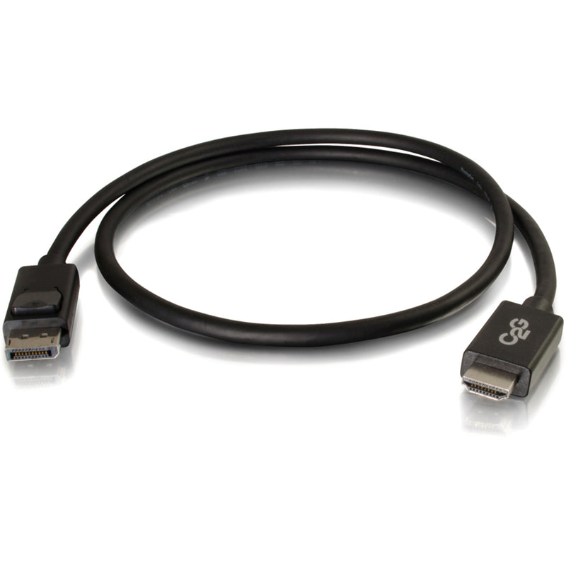 Full length view of C2G DisplayPort to HDMI adapter cable showing 10-foot span