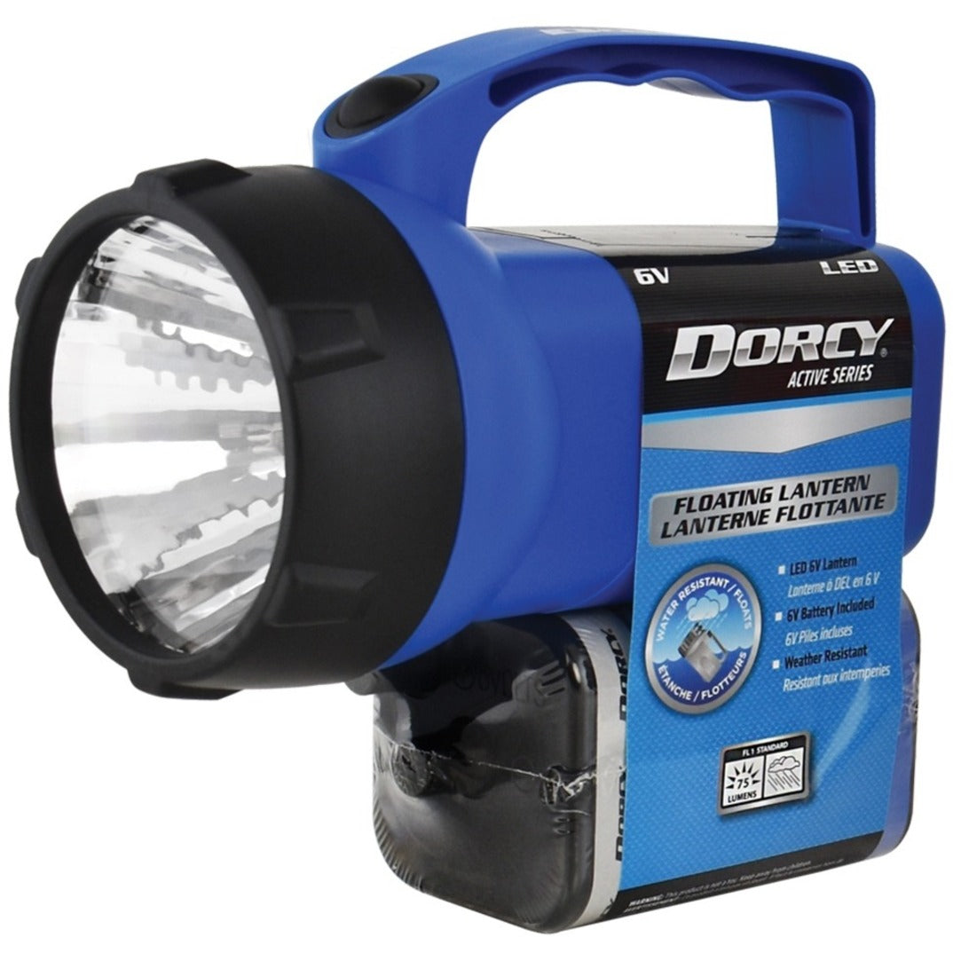 Dorcy 41-2081 6V Floating LED Lantern, Weather Resistant, Water Proof, Battery Powered, 50 Hour Battery Life