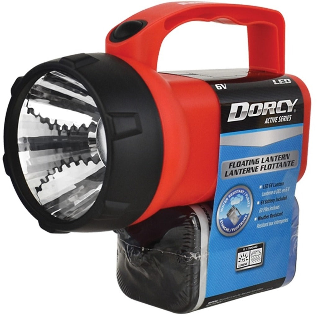 Dorcy 41-2081 6V Floating LED Lantern, Weather Resistant, Water Proof, Battery Powered, 50 Hour Battery Life