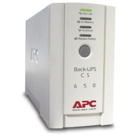APC BK650EI Back-UPS CS 650VA 230V International Use, 2 Year Warranty, USB & Serial Port, Stepped Sine Wave, 230V AC Output