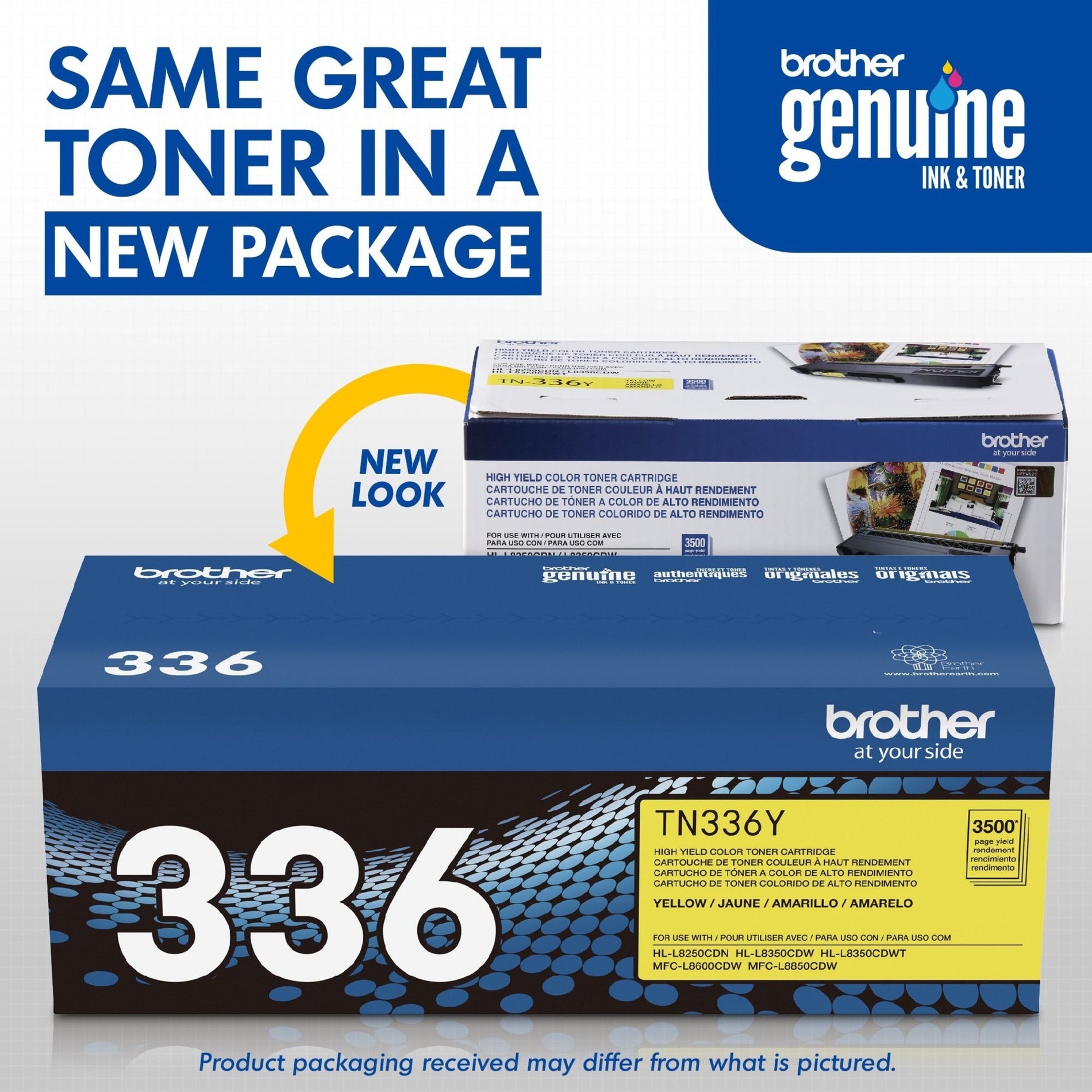 Comparison of Brother toner packaging showing new design features-alternate-image4