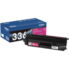 Brother TN336M High Yield Magenta Toner Cartridge, Laser Printing, 3500 Pages Yield, Compatible with HL-L8250CDN HL-L8350CDW Series Printers - TN336M (90 Day Warranty)