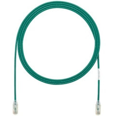 Panduit Cat.6 UTP Network Patch Cable, 7ft Green, 28 AWG Copper, RJ-45 Male/Male, LSZH CM Booted, Environmentally Friendly - UTP28SP7GR (1 Year Warranty)