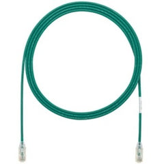 Panduit Cat.6 UTP Network Patch Cable, 28 AWG Copper, RJ-45 Male Connectors, LSZH CM Rated, Booted, Green, 10ft - UTP28SP10GR (1 Year Warranty)