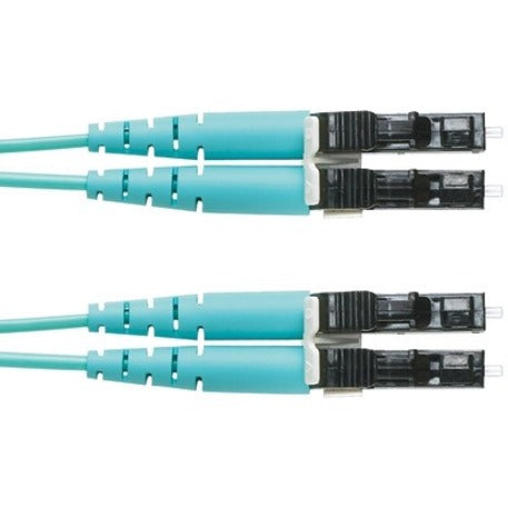 Panduit FX2ERLNLNSNM003 Fiber Optic Duplex Patch Network Cable, Multi-mode, 10 ft, Aqua
