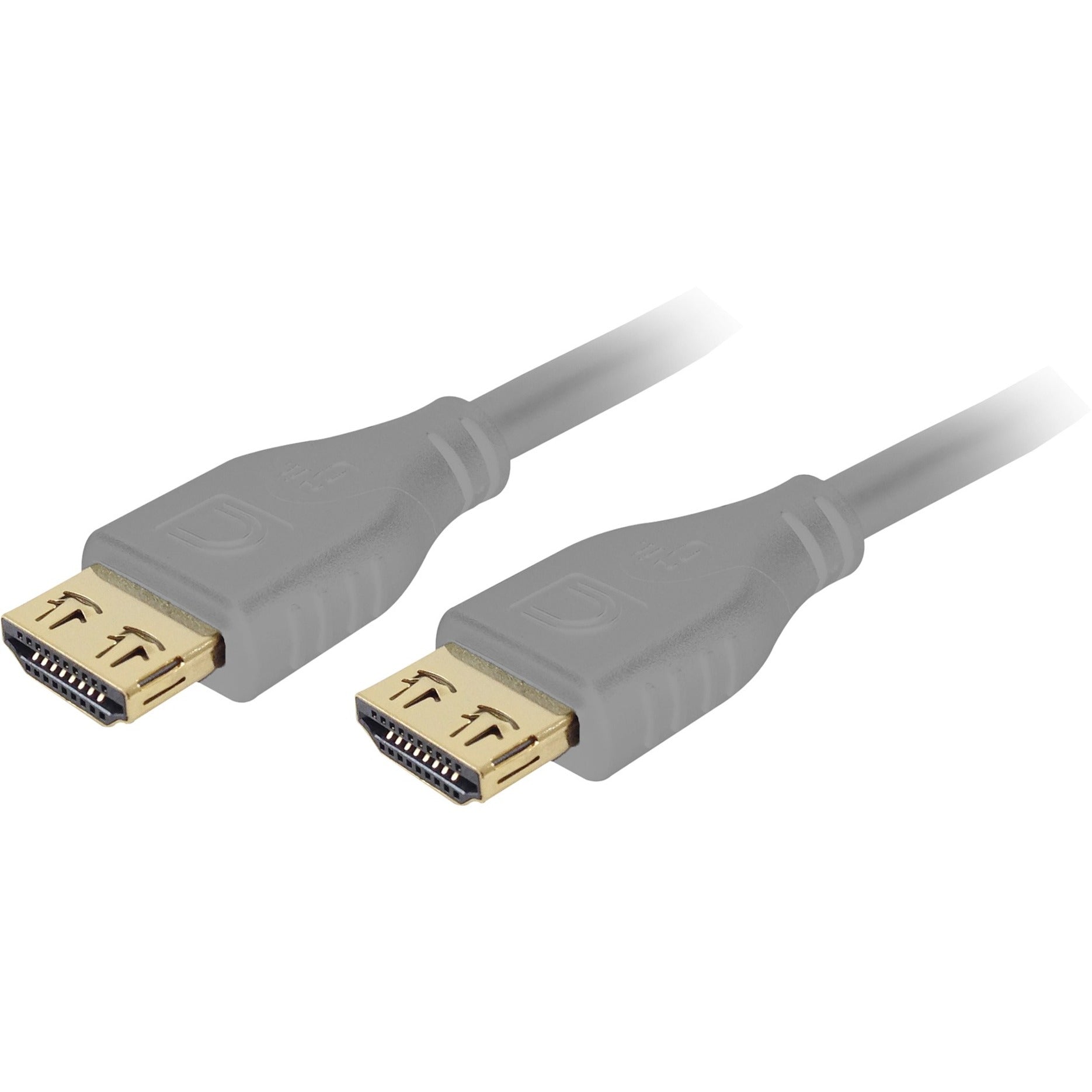 Comprehensive MHD-MHD-18INPROGRY MicroFlex Pro AV/IT HDMI A/V Cable, Ultra Flexible, 1.50 ft, Gold Plated Connectors, Graphite Gray