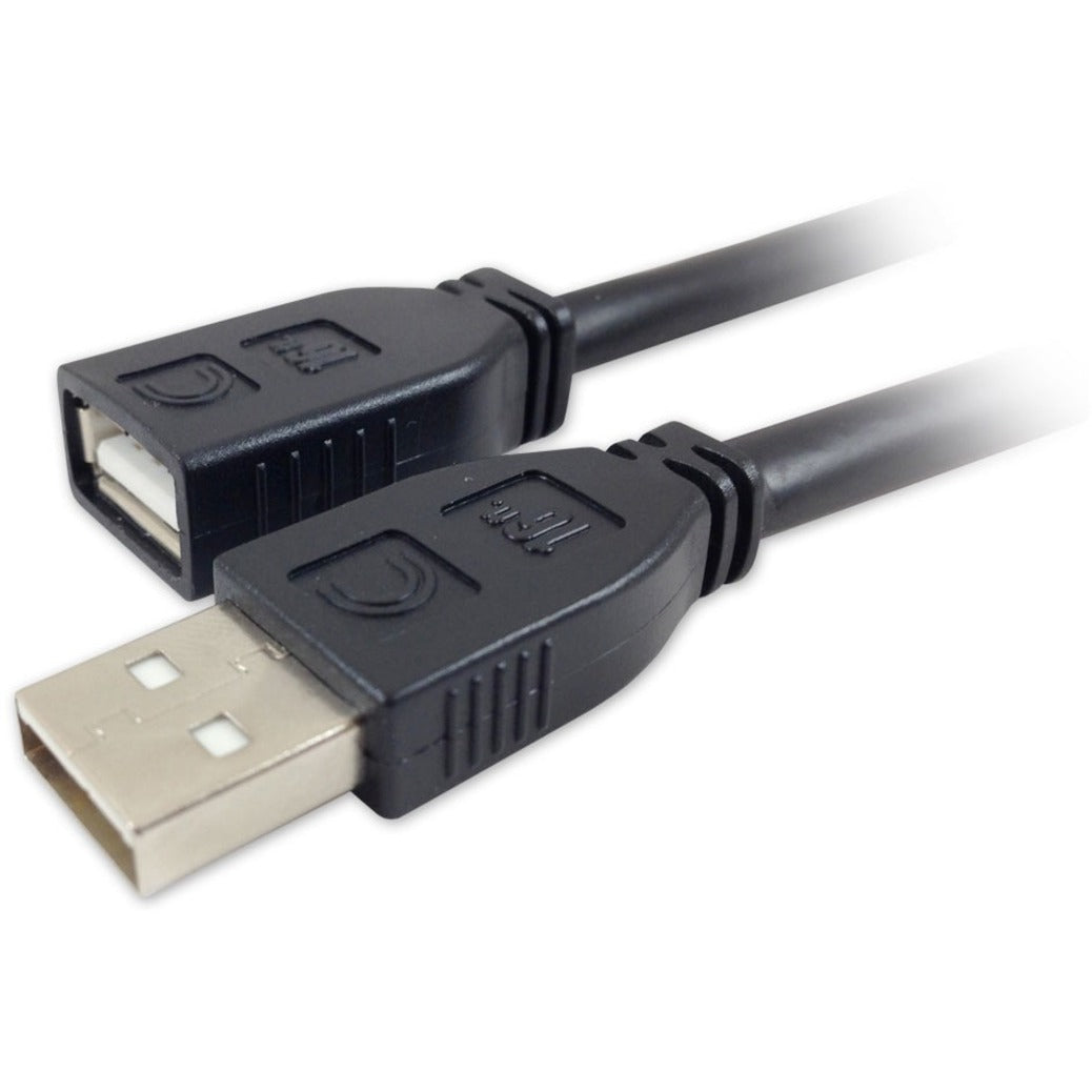 Comprehensive USB2-AMF-50PROAP Pro AV/IT Active Plenum USB A Male to A Female Cable 50ft, Lifetime Warranty, UL Certified