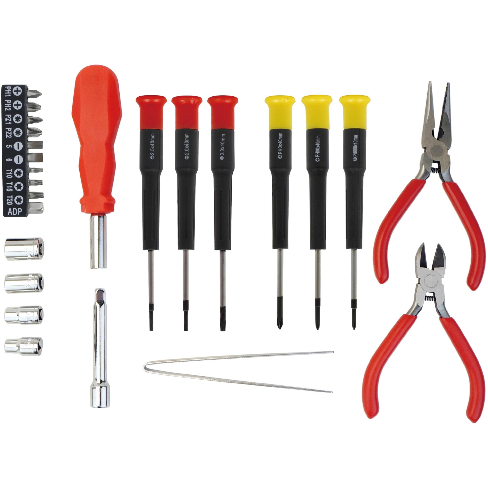 VisionTek 900670 PC Toolkit 26 Piece, Essential Repair Kit for DIY Projects [Discontinued]