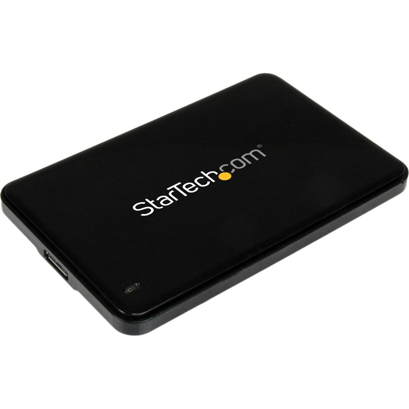 StarTech.com S2510BPU337 2.5in USB 3.0 SATA Hard Drive Enclosure w/ UASP, Slim 7mm SATA III SSD/HDD, Fast Data Transfer