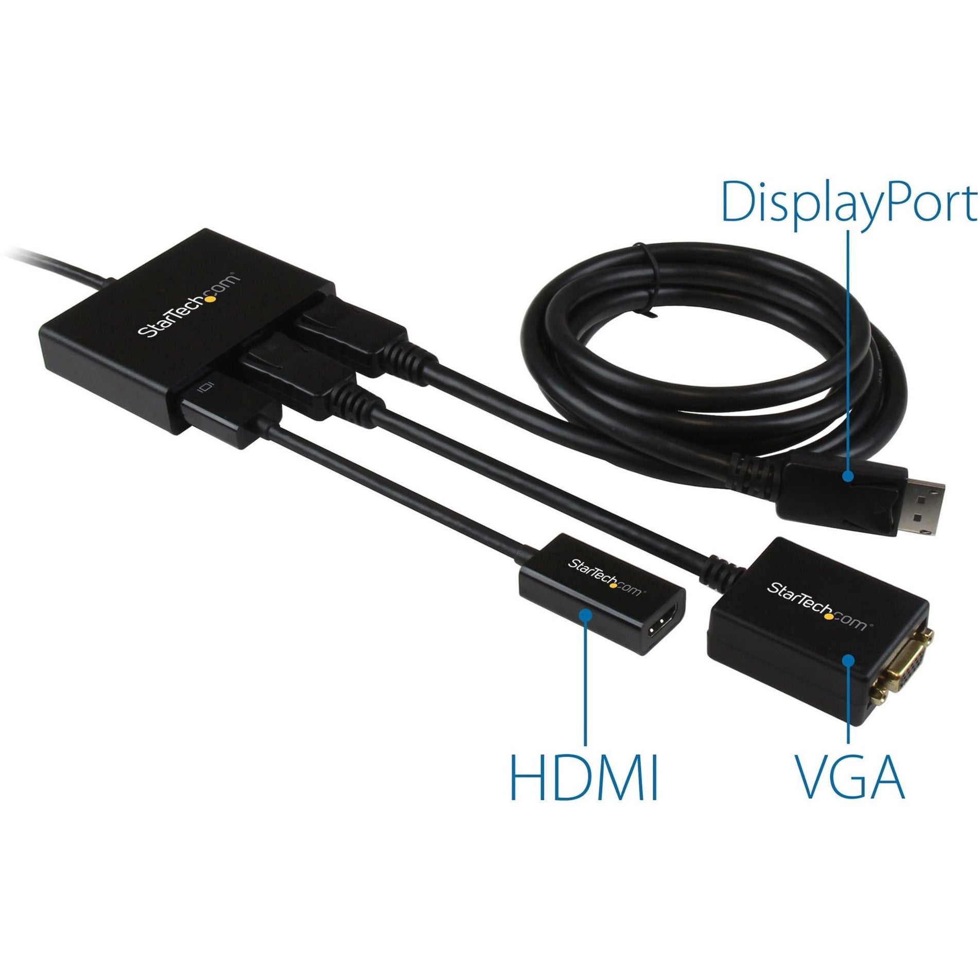 ستارتيك.كوم SA-3236 MSTDP123DP شاشة رأس متعددة DisplayPort 1.2 هاب MST، قرار 4096 × 2160، ضمان لمدة 3 سنوات