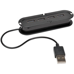 Tripp Lite U222-004 4-Port USB 2.0 Ultra-Mini Hub High-Speed Data Transfer and Easy Connectivity