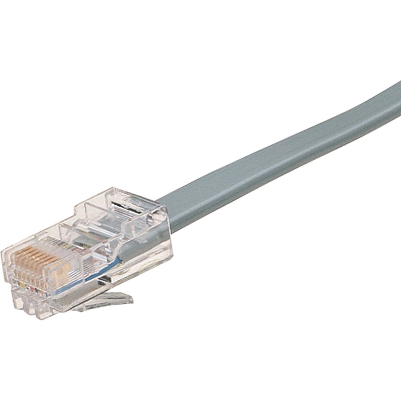 Black Box EL08MS-04 Telephone Straight-Pin Cable - RJ-45, 8-Wire, 4-ft.