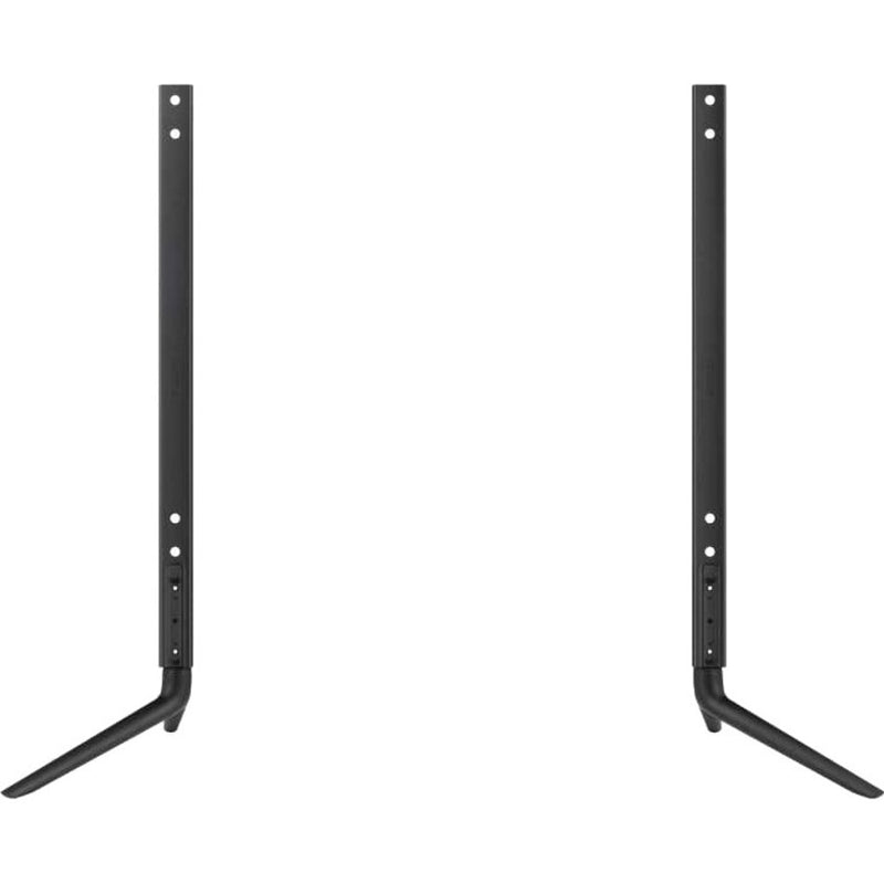 Front view of Samsung STN-L3240E display stand showing dual vertical support columns with mounting points