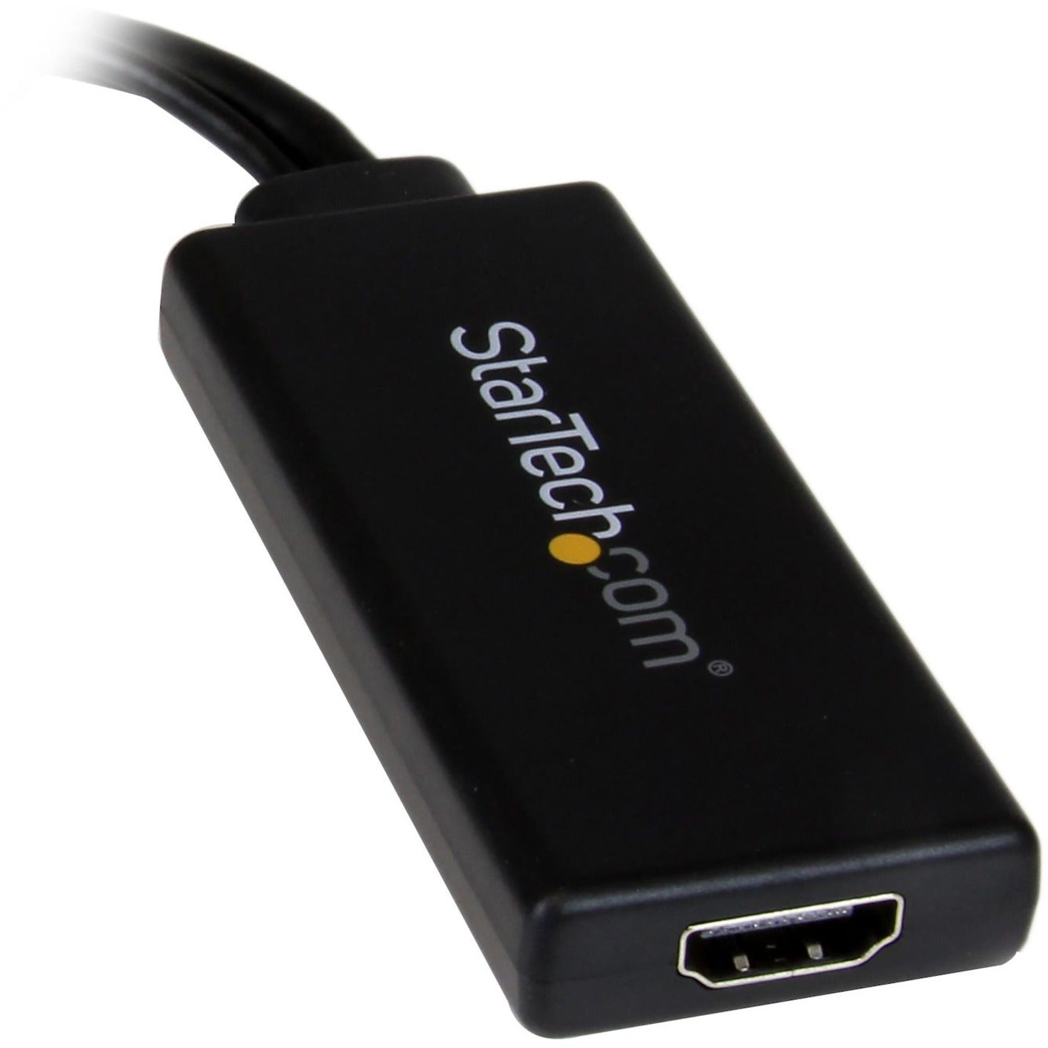 StarTech.com VGA2HDU VGA to HDMI Adapter with USB Power & Audio, Active, Black
