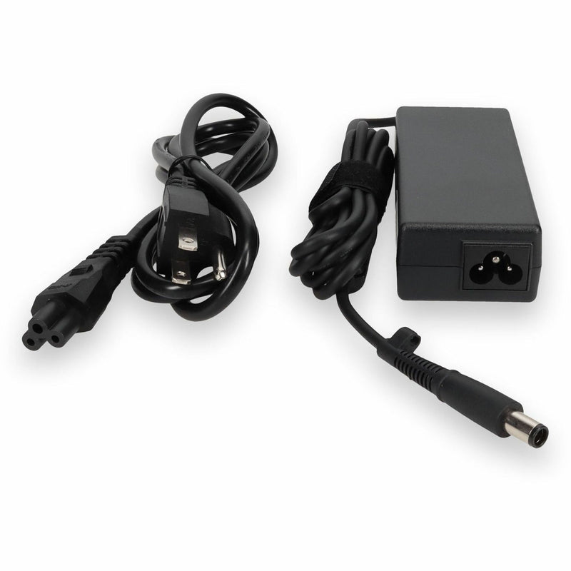 AddOn HP laptop AC adapter components laid out showing complete power solution