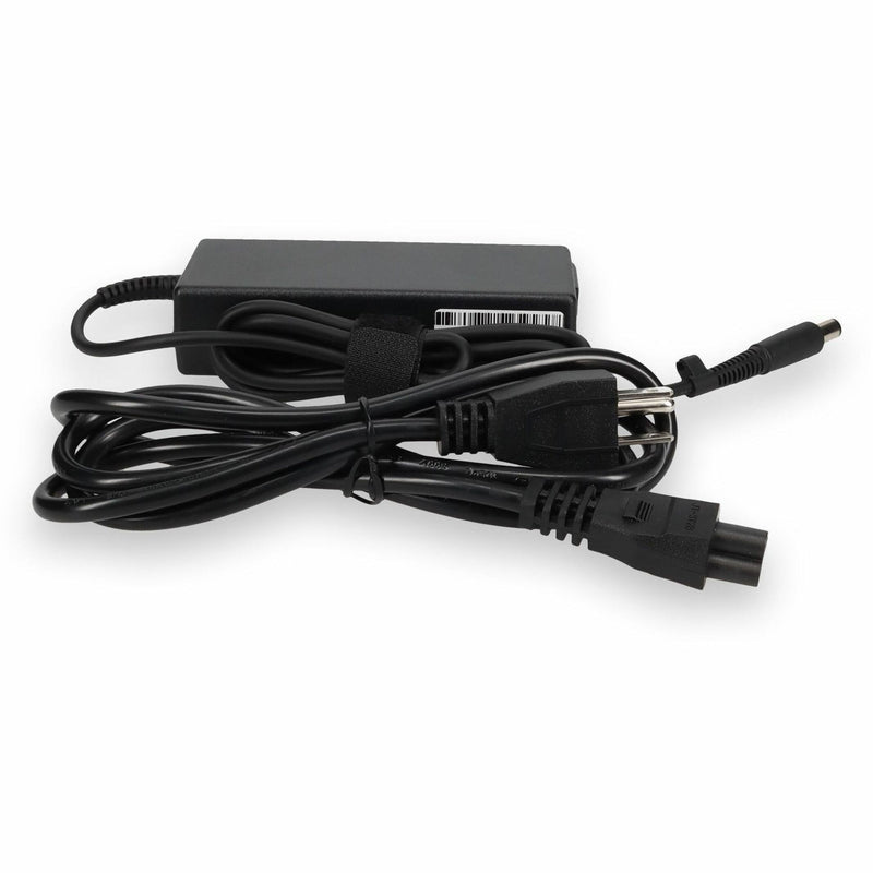 AddOn HP laptop AC adapter displaying organized cable management system