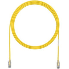 Panduit UTP28SP10YL Cat.6e U/UTP Cable de Red Patch 10 pies Botón Transparente Amarillo