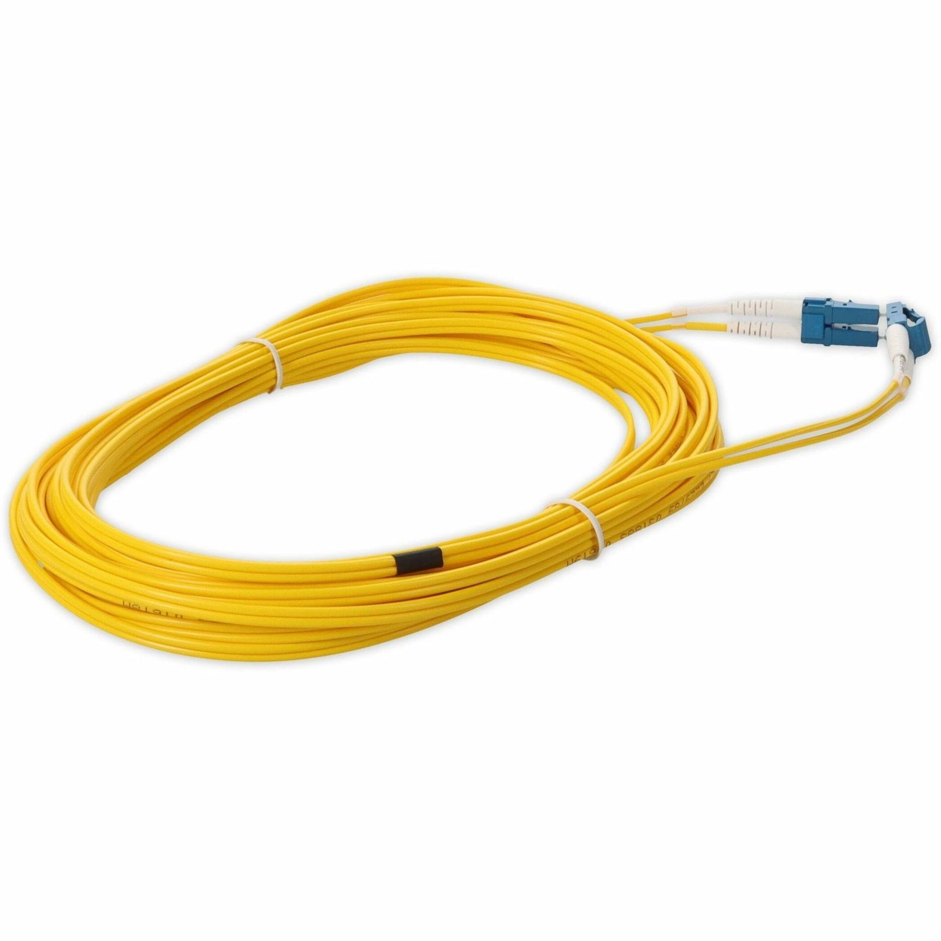 Ajouter le câble de raccordement jaune duplex LC/LC monomode (SMF) de 4 mètres ADD-LC-LC-4M9SMF avec connecteurs moulés 1312 pieds