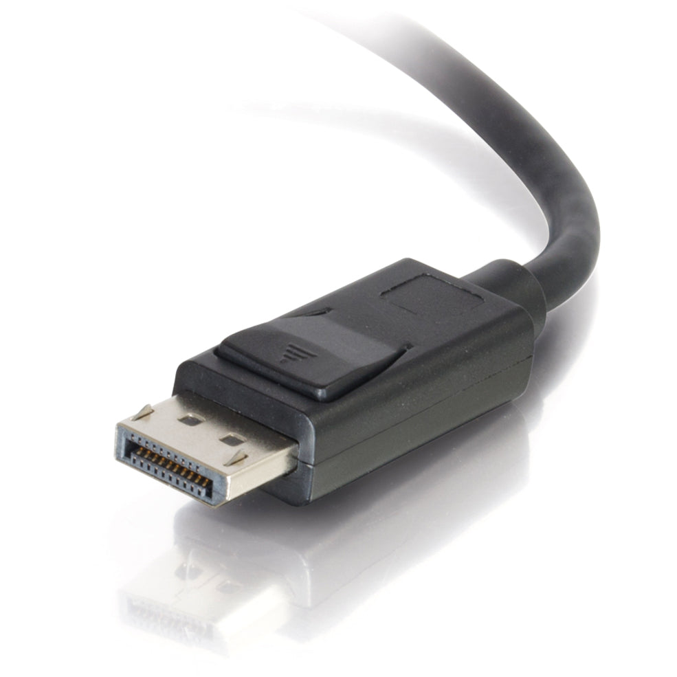 C2G 54402 Cable de DisplayPort de 10 pies con Pestillos - 8K Ultra HD Alivio de Tensión Pestaña de Bloqueo