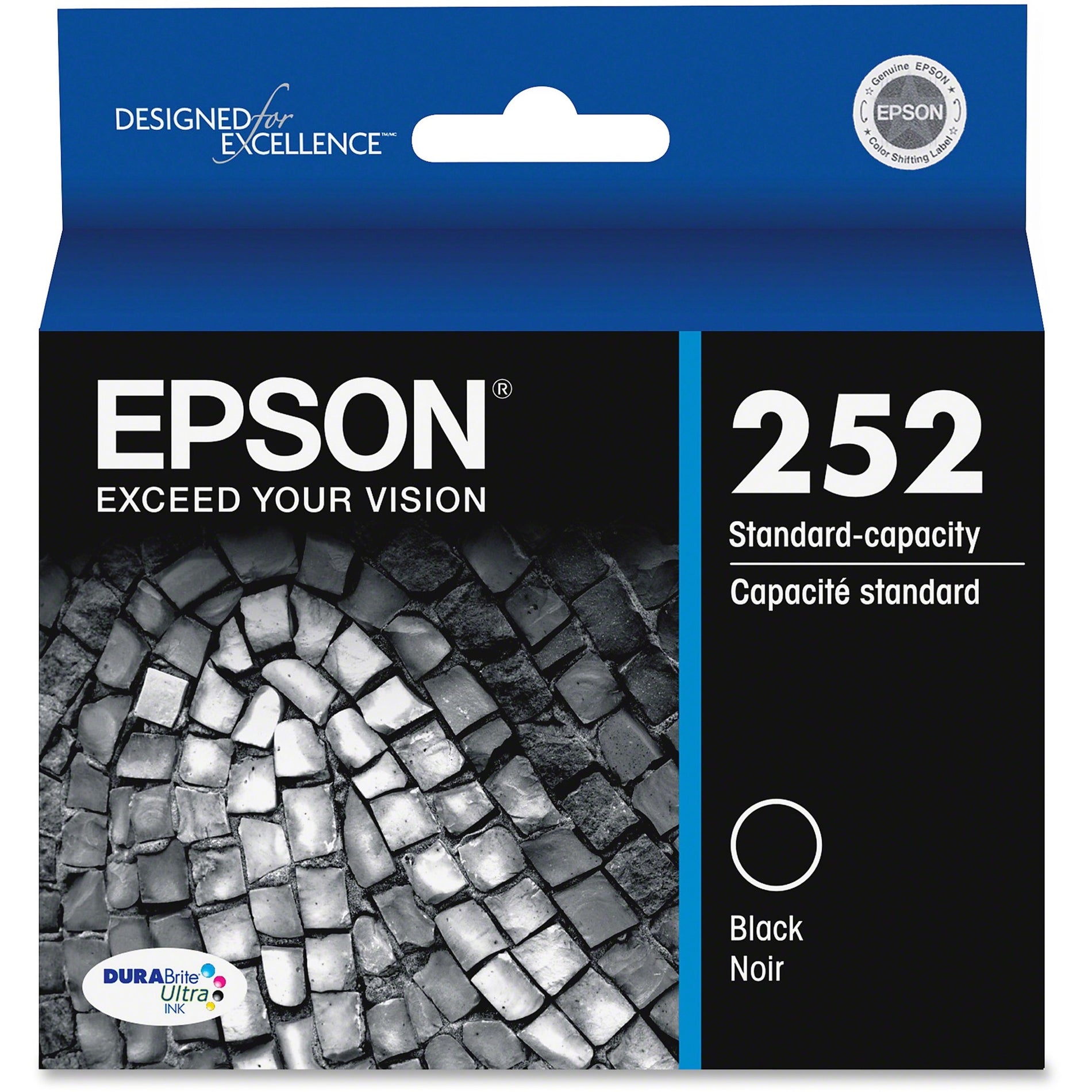 Epson T252120-S DURABrite Ultra Standard-Kapazität Schwarz Tintenpatrone Schmierfest Farb- und Wasserfest 350 Seiten Ertrag