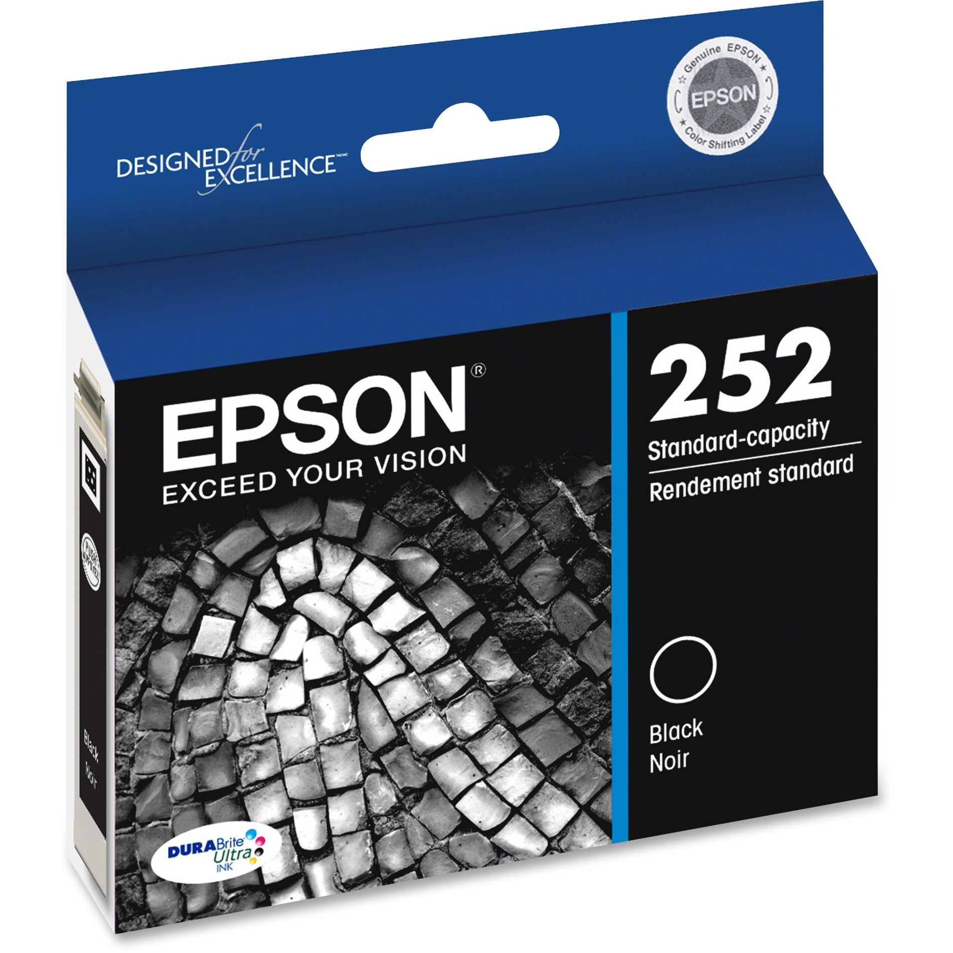 Epson T252120-S DURABrite Ultra Standard-Kapazität Schwarz Tintenpatrone Schmierfest Farb- und Wasserfest 350 Seiten Ertrag