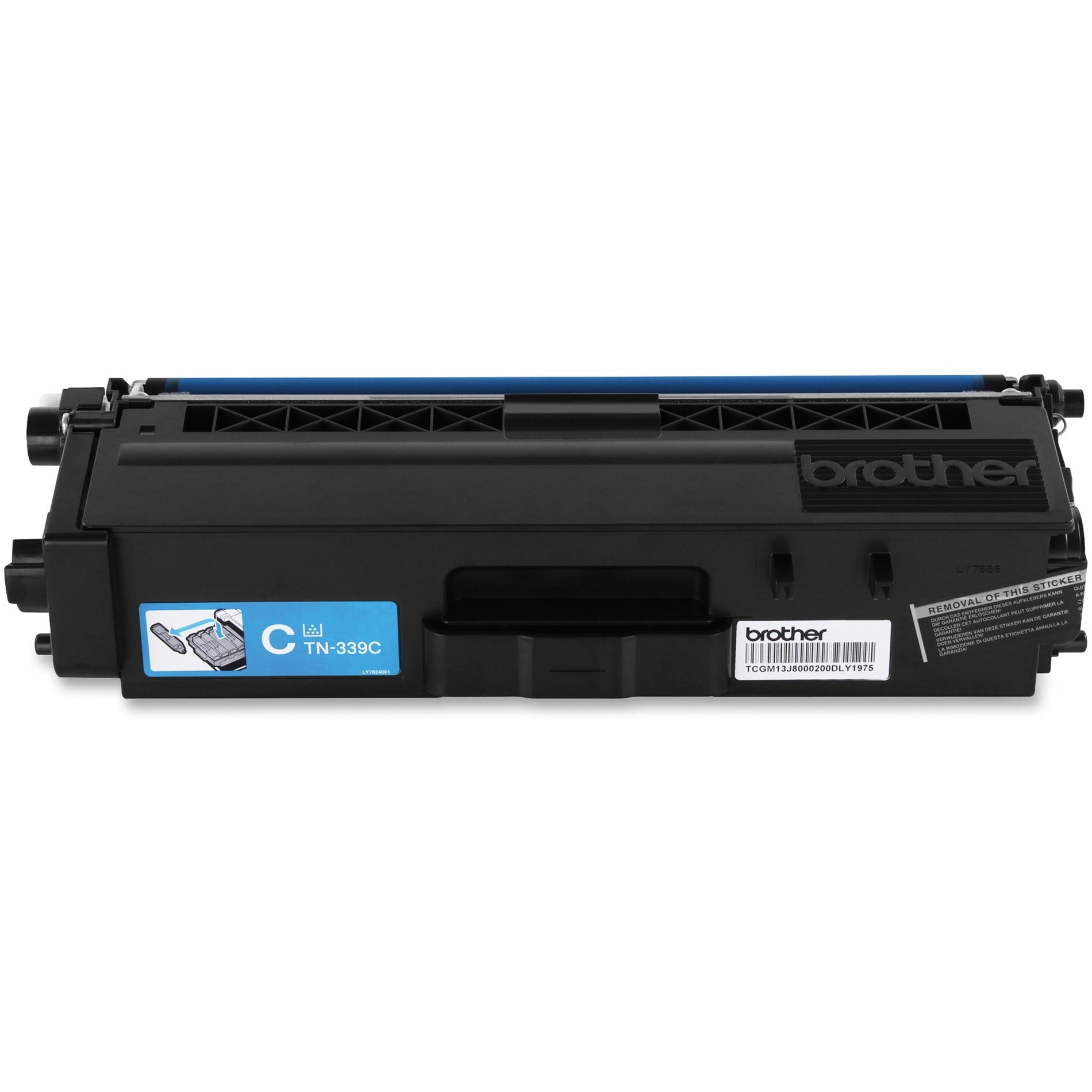 Brother TN339C Super High Yield Cyan Toner Cartridge, Compatible with HL-L9200CDW, HL-L9200CDWT, MFC-L9550CDW