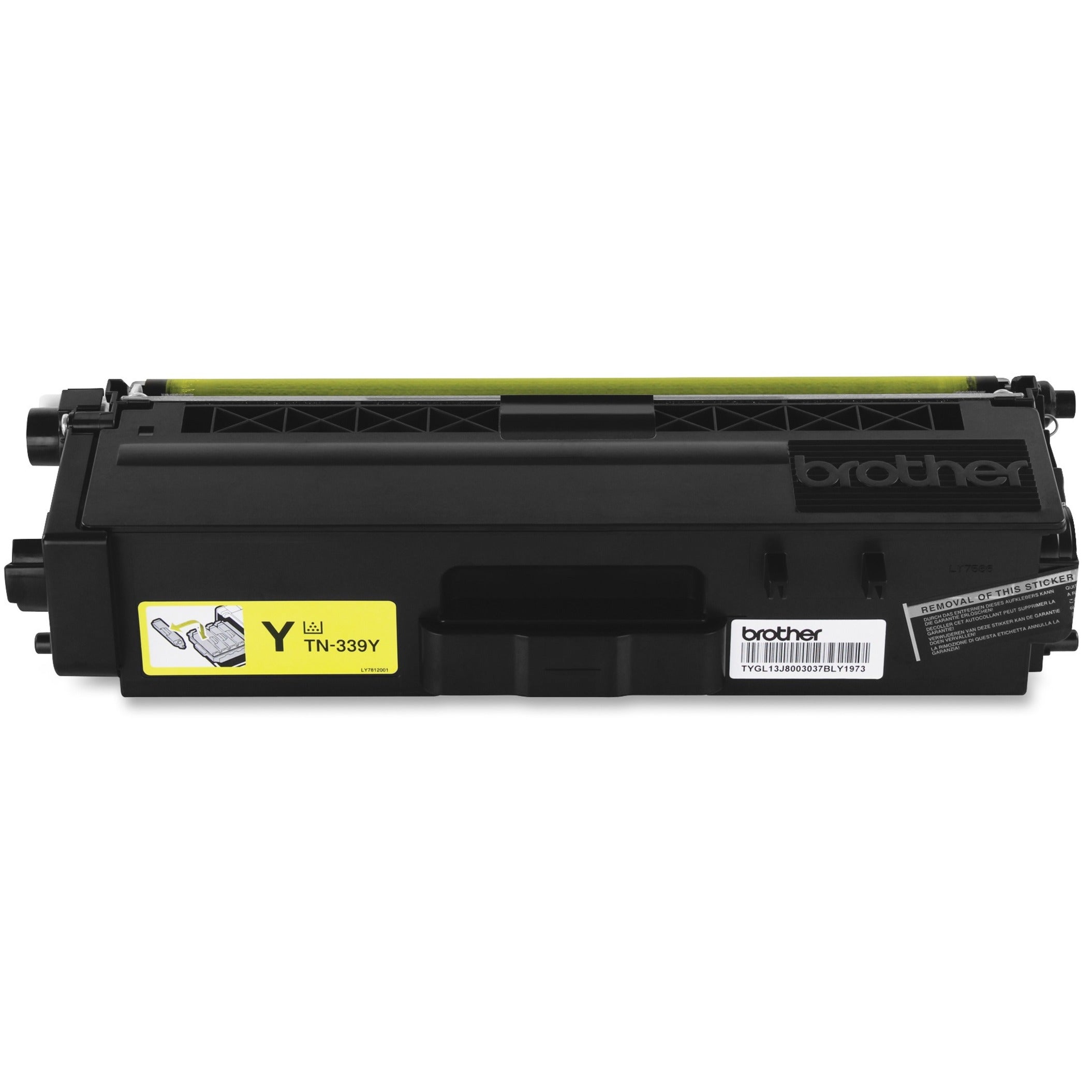 Cartouche de toner jaune Brother TN339Y super haute capacité 6000 pages