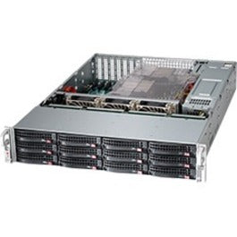 Supermicro CSE-826BE1C-R920LPB SuperChassis 826BE1C-R920LPB Blade Server Case, 12 External 3.5" Bays, 7 Expansion Slots