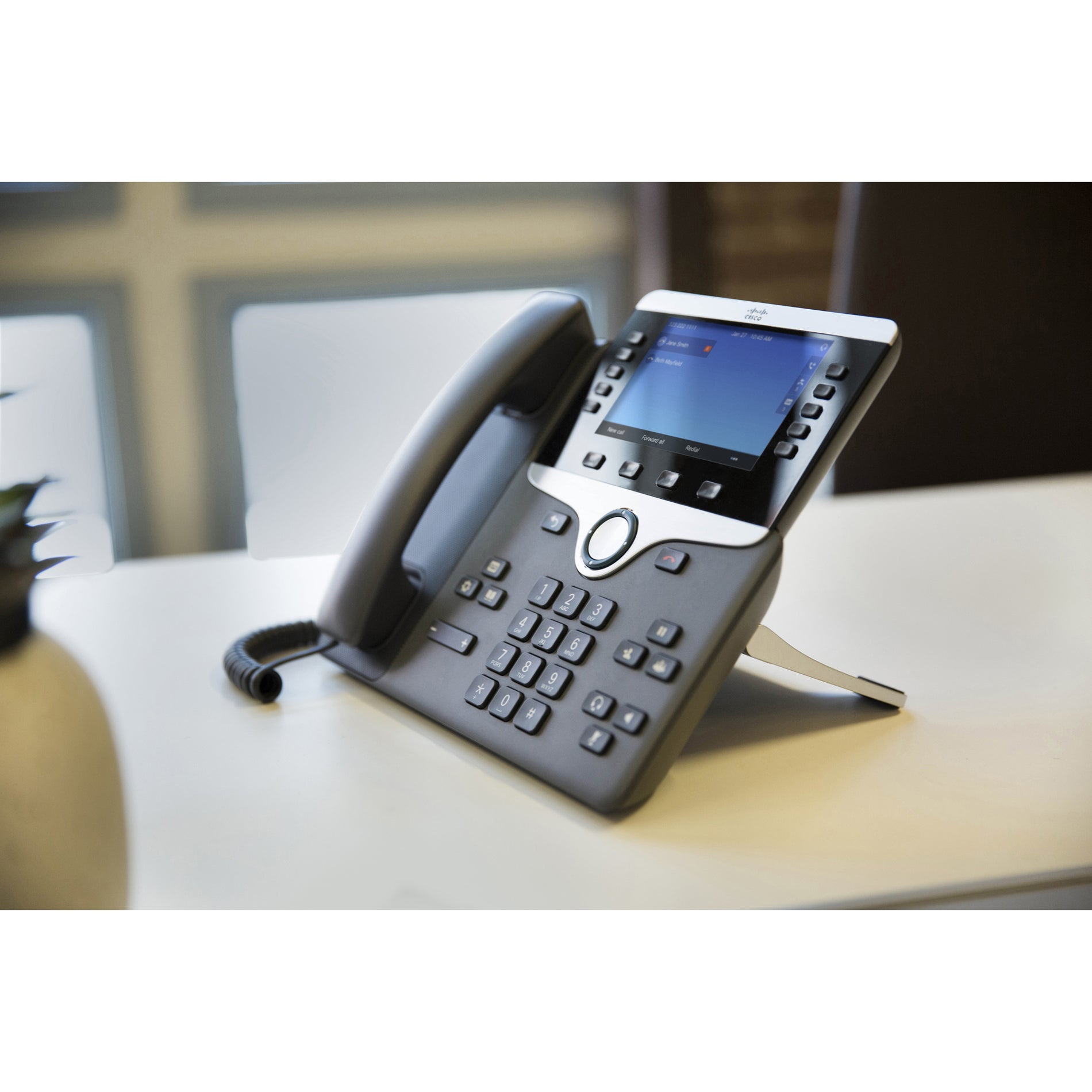 Cisco CP-8841-K9= UC Phone 8841, 5" Color LCD Display, Hands-free, Caller ID, VoIP