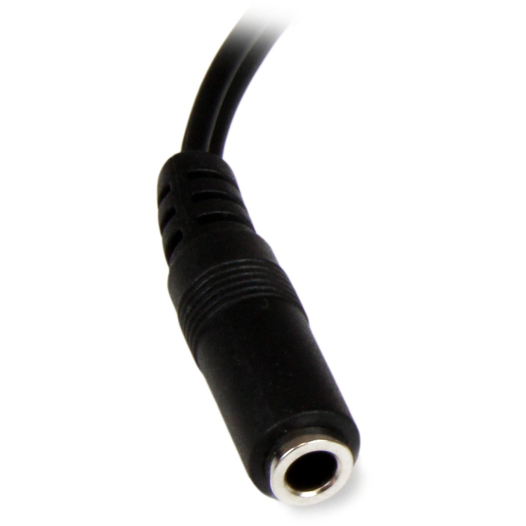 StarTech.com MUFMRCA 6in Stereo Audio Cable - Connect Your MP3 Player, iPod, or Audio Device to RCA Inputs