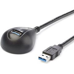 Cable de extensión USB 3.0 de 5 pies negro para escritorio SuperSpeed USB 3.0 A a A M/F protección EMI tasa de transferencia de datos de 5 Gbit/s