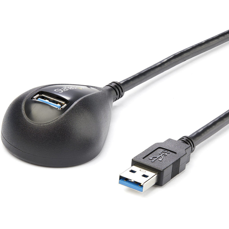 StarTech.com USB 3.0 extension cable with teardrop-shaped hub and male USB connector