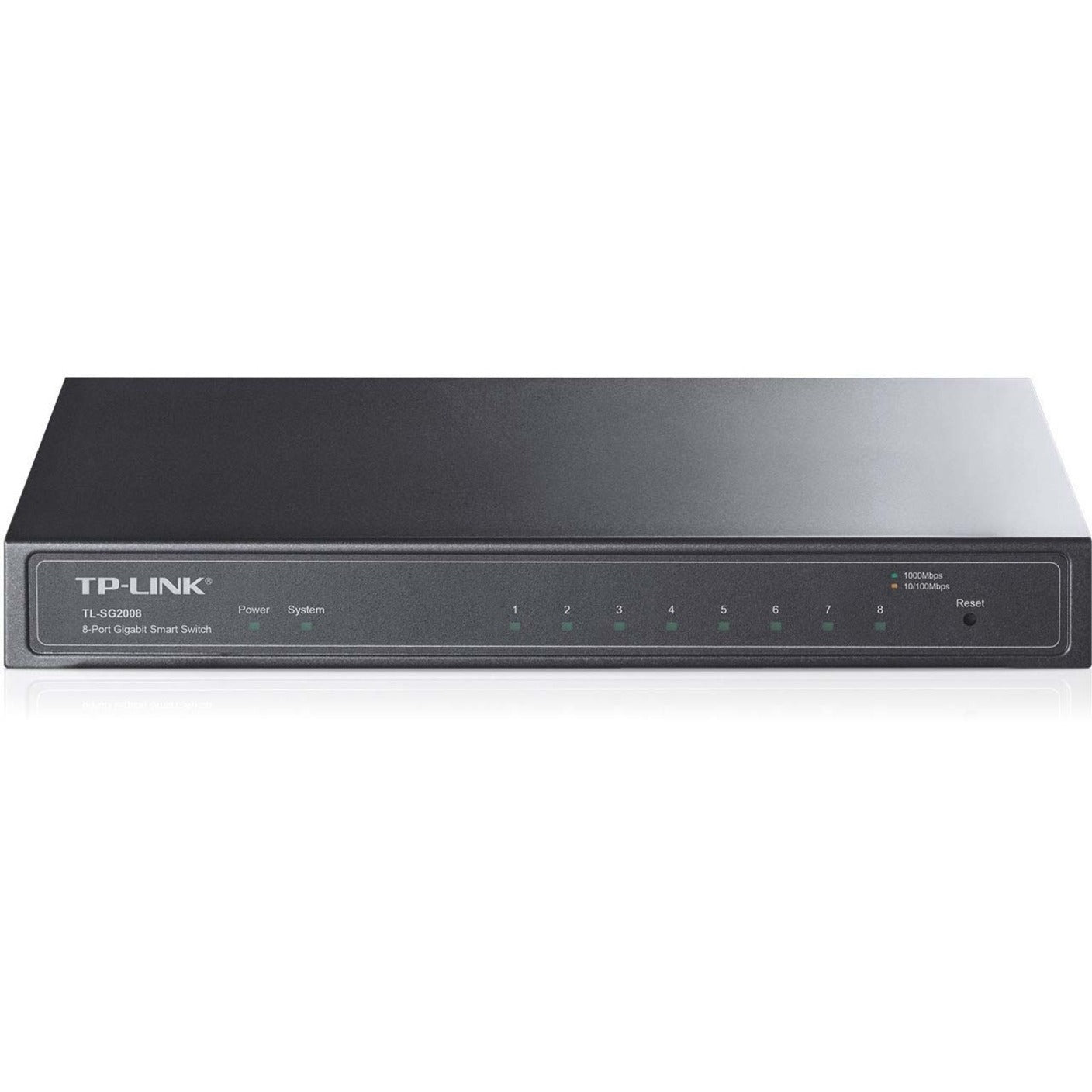 TP-Link TL-SG2008 8-ポート ギガビット スマート スイッチ、高速かつ信頼性のある接続のための使いやすいネットワーク スイッチ TP-Linkを翻訳：TP-リンク