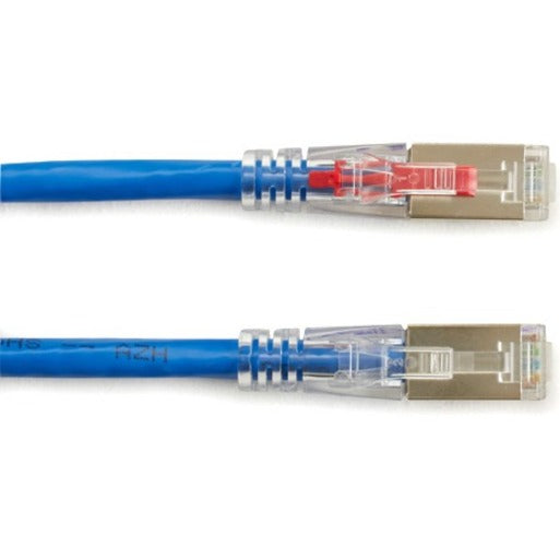 Detailed comparison of locked and unlocked CAT6A cable connectors showing red security locking mechanism