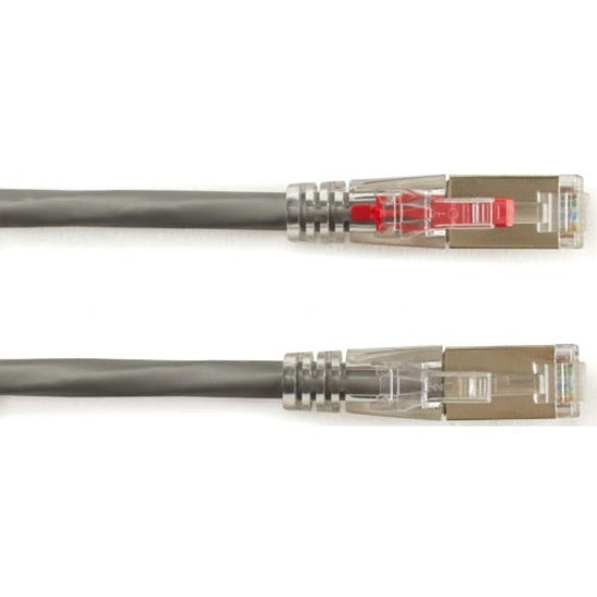 Comparison view of two GigaTrue 3 Cat6 connectors showing standard and red-locked configurations