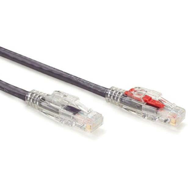 Comparison view of GigaTrue 3 Cat.6 cable connectors with different security pin options