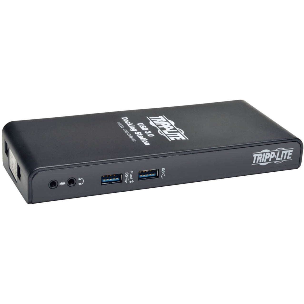 Tripp Lite U342-DHG-402 USB3.0LAPTOPDUALHEAD DOCK STNHDMIDVI AUDIOUSB RJ45 Docking Station